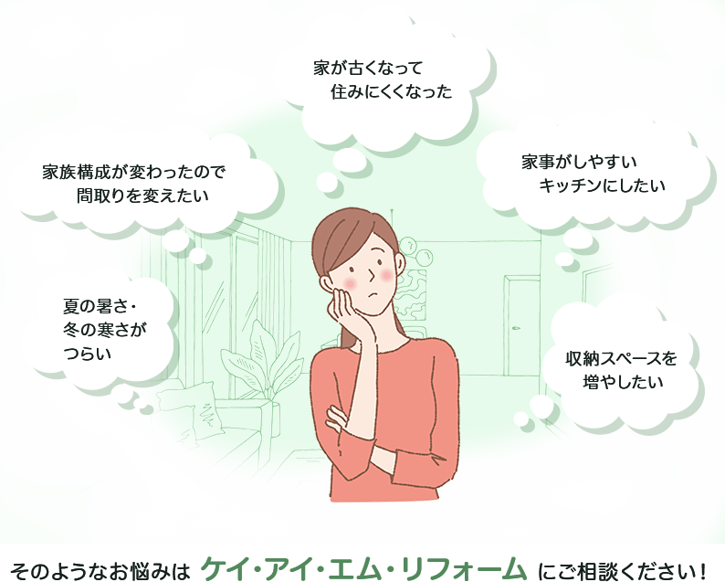 お家に関するお悩みはございませんか?